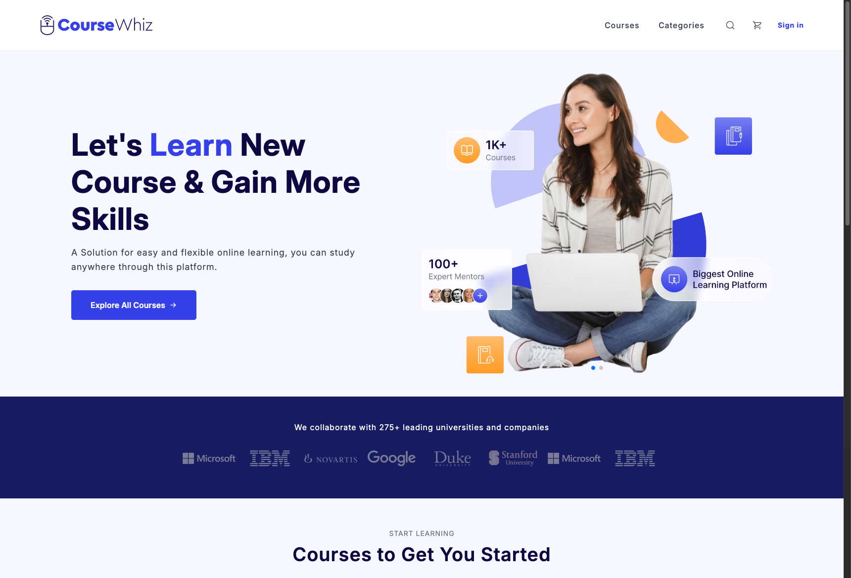 CourseWhiz E-Commerce Shopify Theme
