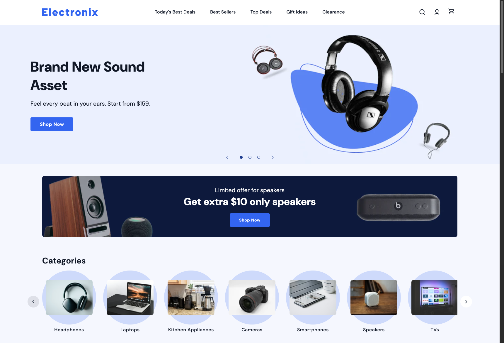 Electronix E-Commerce Shopify Theme